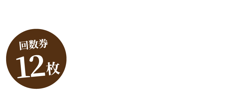小人回数券 4,000円 回数券12枚